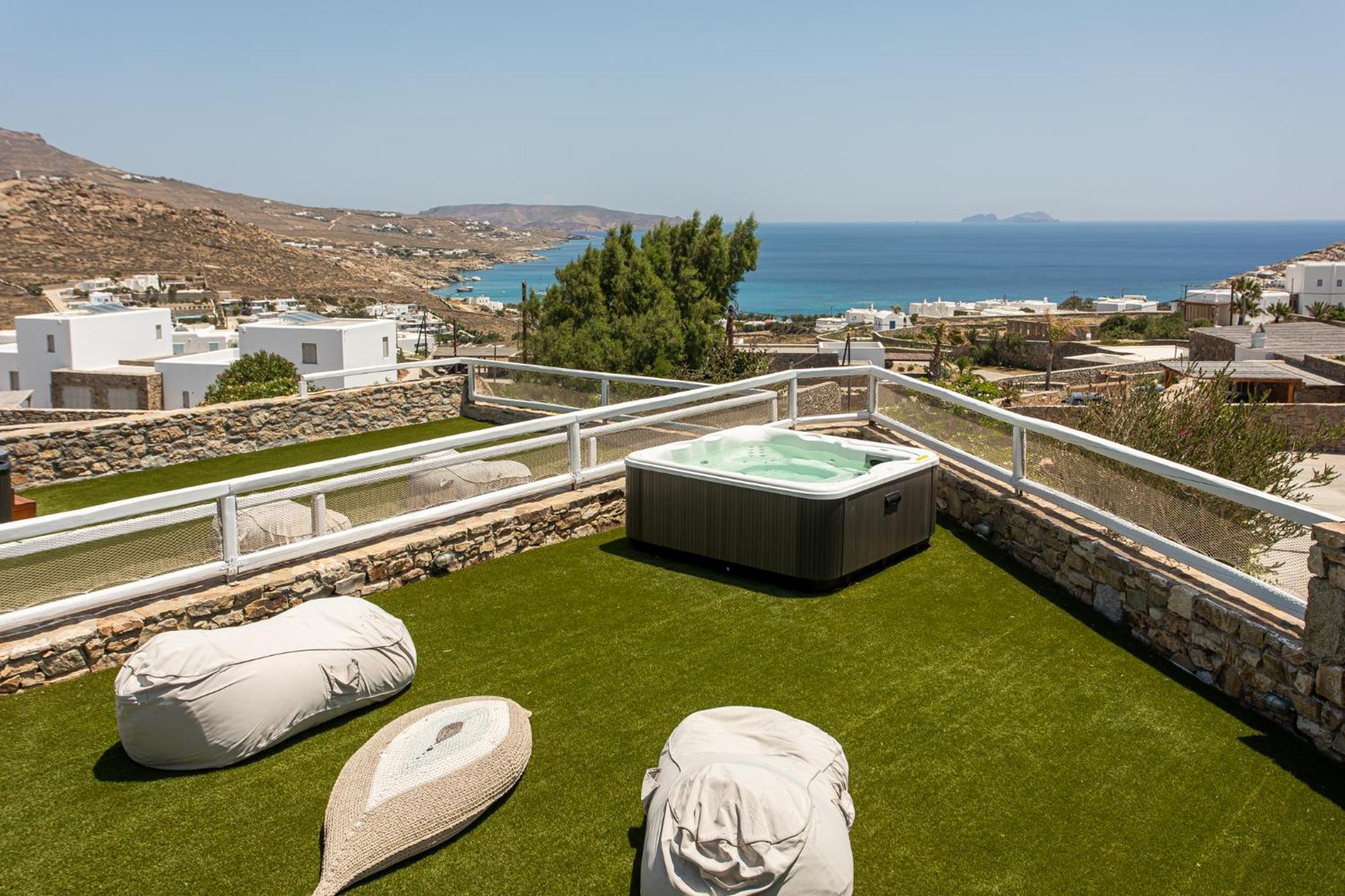 Villa Manolia Luxury Private House By Mykonian Kazarte à Kalo Livadi Extérieur photo