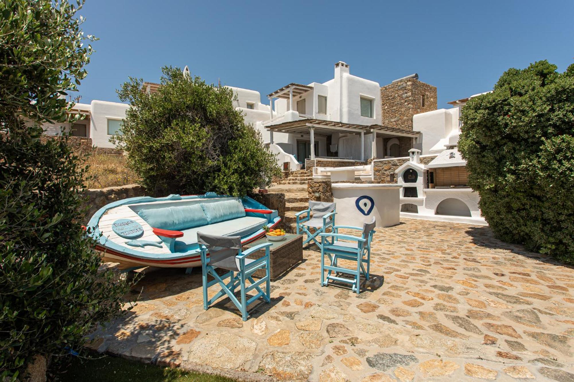Villa Manolia Luxury Private House By Mykonian Kazarte à Kalo Livadi Extérieur photo