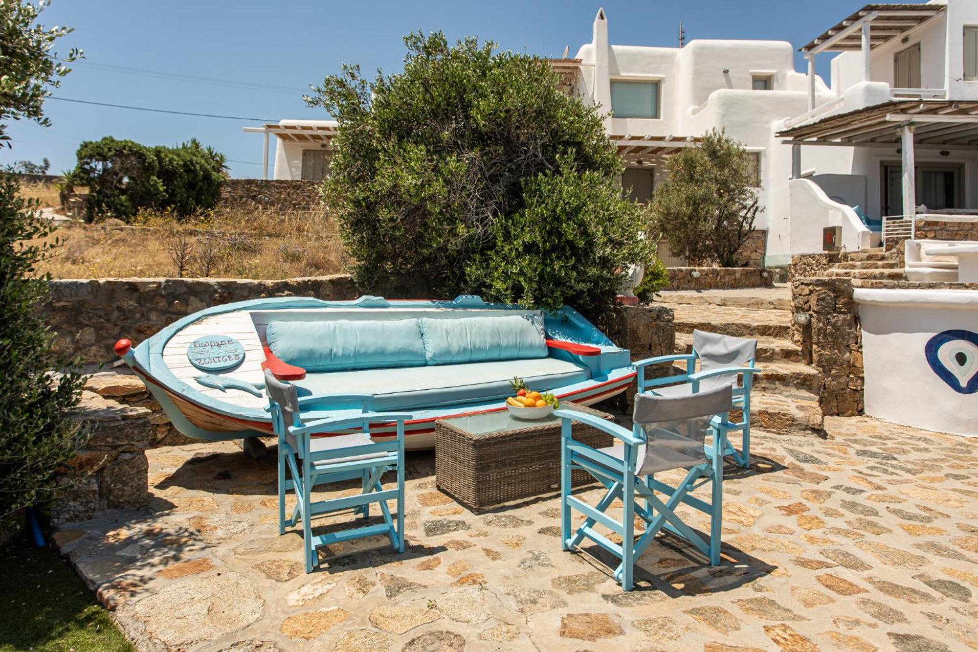 Villa Manolia Luxury Private House By Mykonian Kazarte à Kalo Livadi Extérieur photo