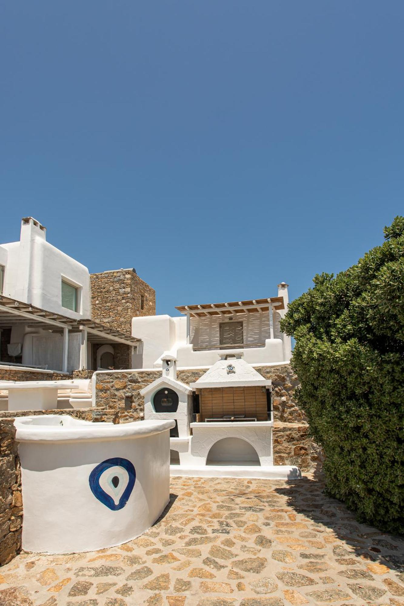 Villa Manolia Luxury Private House By Mykonian Kazarte à Kalo Livadi Extérieur photo