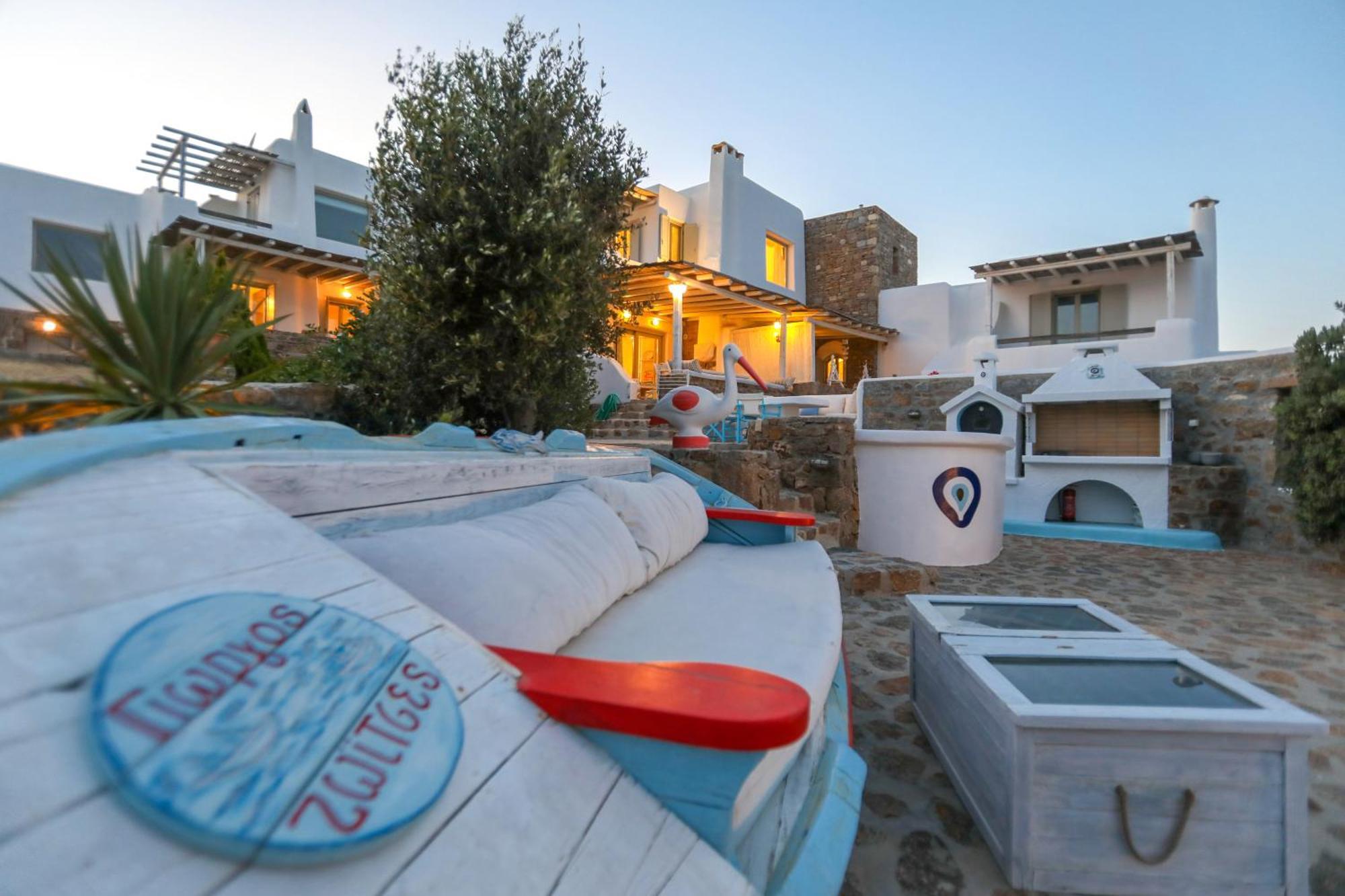 Villa Manolia Luxury Private House By Mykonian Kazarte à Kalo Livadi Extérieur photo