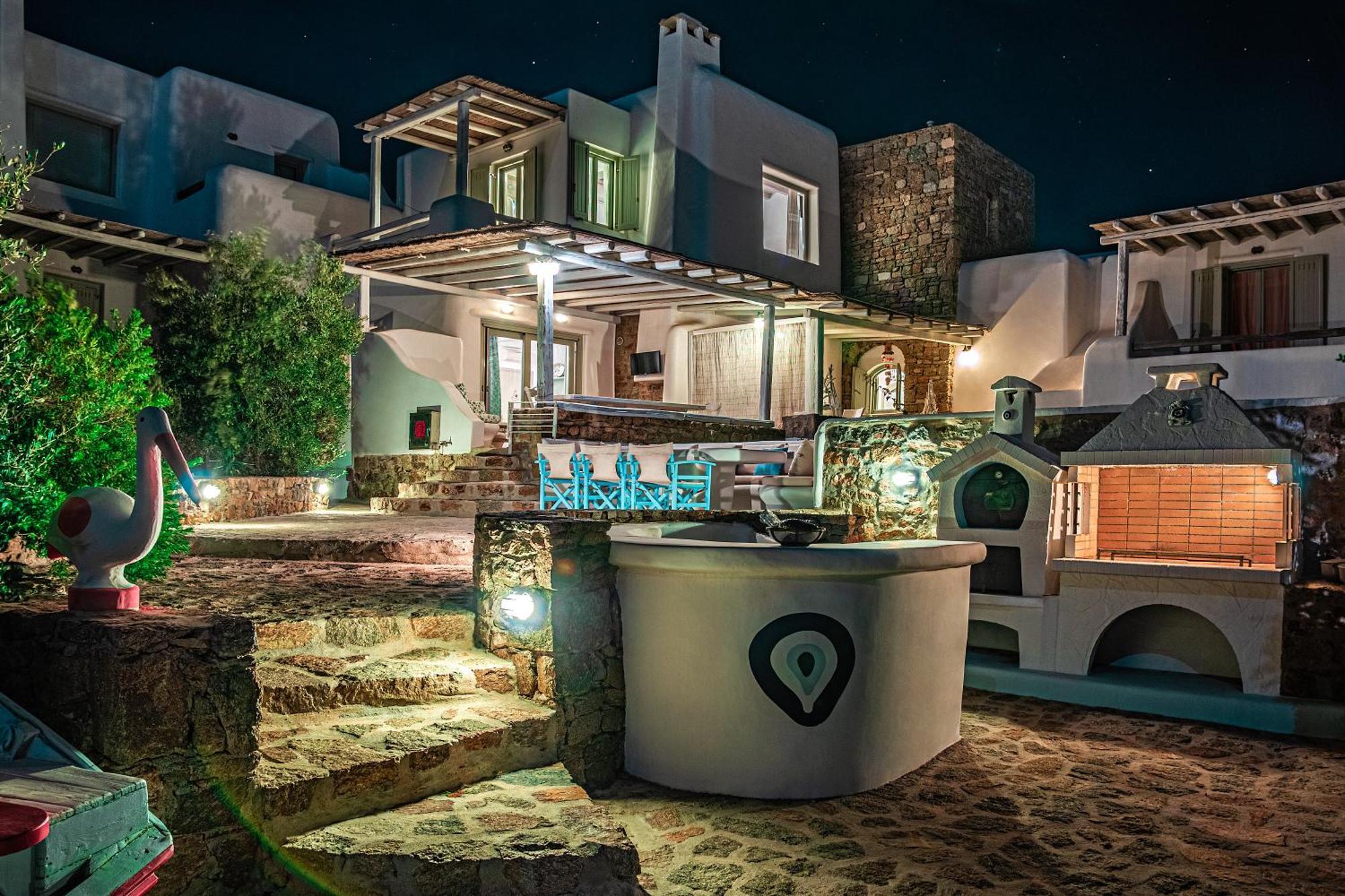 Villa Manolia Luxury Private House By Mykonian Kazarte à Kalo Livadi Extérieur photo